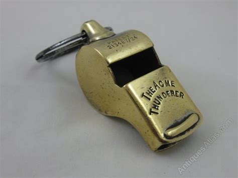 Antiques Atlas Original Acme Thunderer Whistle Dates To 1893