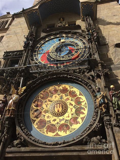 The Astrological Clock In Prague Photograph By Natalia Wallwork