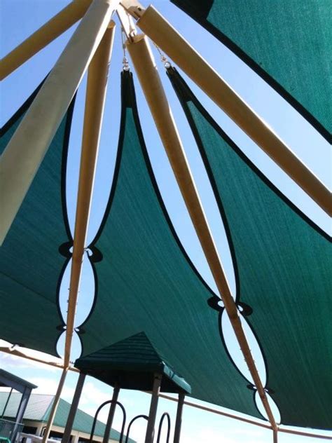 Interlocking Or Overlapping Shade Sails Creative Shade Solutions