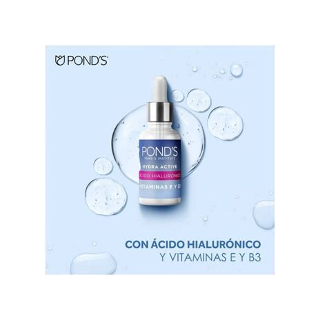 Sérum Booster Facial Ponds Hydra Active Con Ácido Hialurónico 30 G