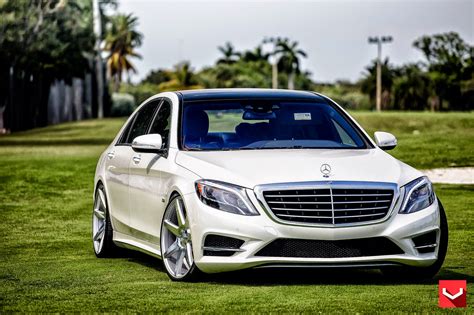 Mercedes Benz W S On Vossen Cv Wheels Benztuning