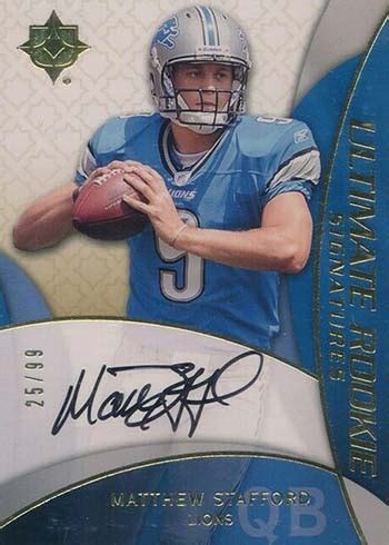 Top 10 Matthew Stafford Rookie Cards