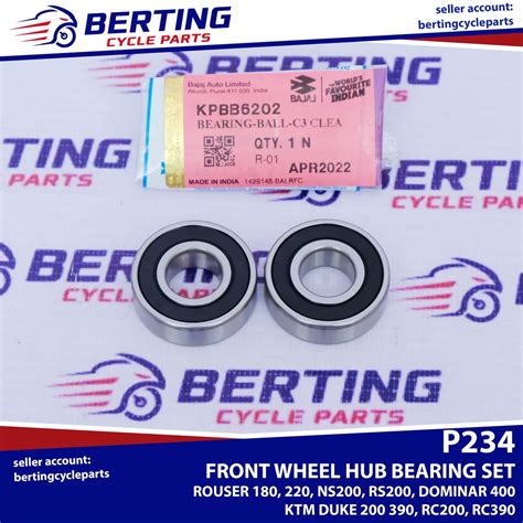 Pc Front Wheel Hub Bearing Set Rouser Ns Rs Dominar Ktm