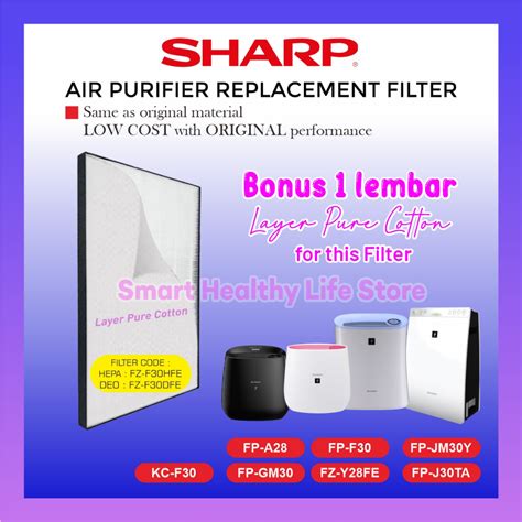 Jual Hepa Filter Air Purifier SHARP FP F30Y KC F30 FP J30 FZ Y28FE