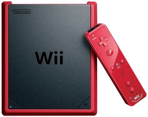 Amazon Nintendo Wii Mini Console With Mario Kart Wii Game Red