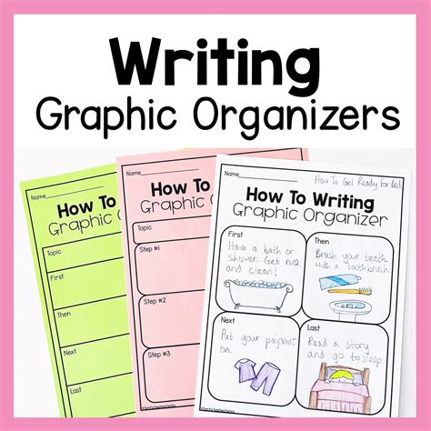 Writing Graphic Organizers Print & Digital