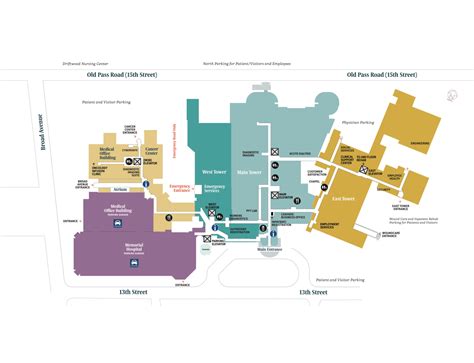 Memorial Hospital Campus Map - Debera Georgette