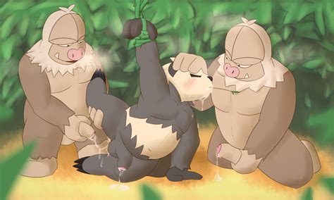 Rule 34 Anal Chubby Mabit Male Nintendo Pangoro Pokemon Slaking Video Games Yaoi 1598603