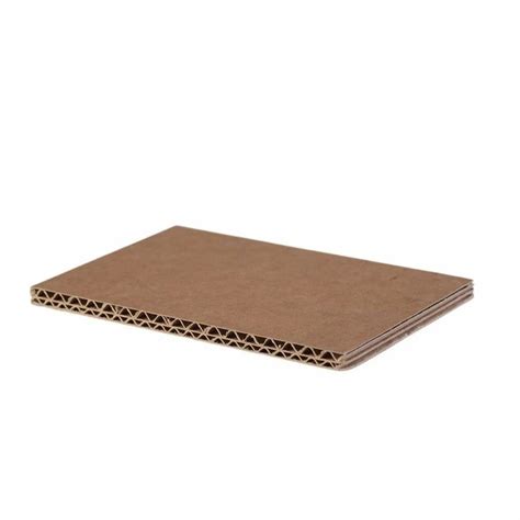 Brown Ply Corrugated Packaging Sheet Gsm Gsm At Rs Piece In