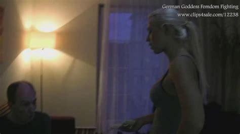Bitchy Blonde Pay Day Collection Second Victim German Goddess Femdom Fighting Clips Sale