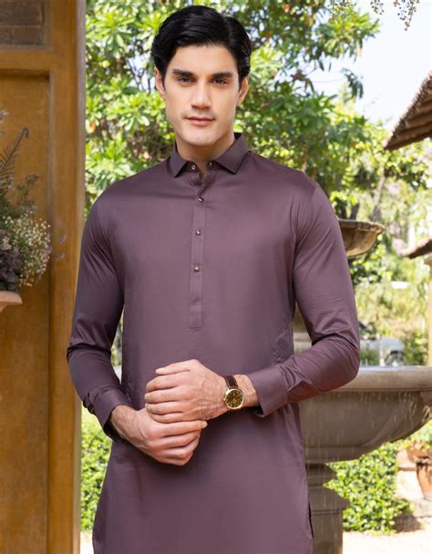 Plum Cotton Kameez Shalwar Jjks S