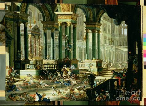 Expulsion Of Heliodorus From The Temple Of Solomon Painting By