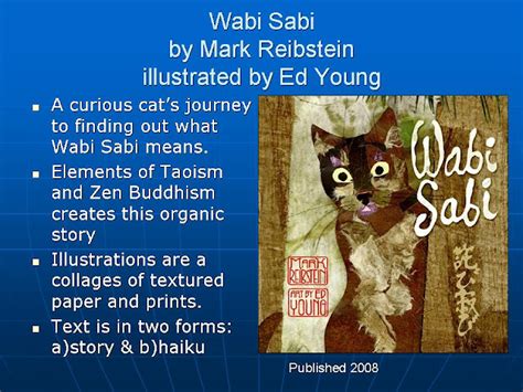 Young Adult Reading Machine Wabi Sabi By Mark Reibstein Illustrated By