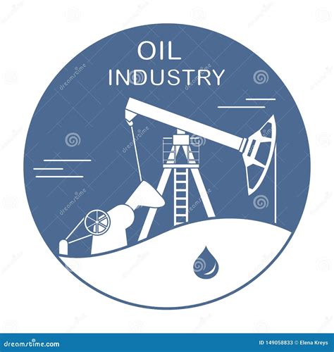 Vetor De Pumpjack Do Equipamento Da Ind Stria Petroleira Ilustra O Do