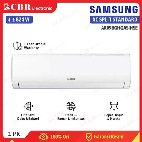 Jual AC Split Standard SAMSUNG 1PK AR09BGHQASINSE R 32 Di Seller CBR