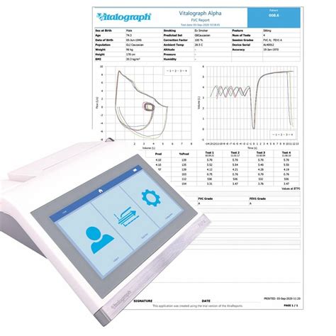 Vitalograph ALPHA Spirometer | Medische Vakhandel