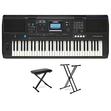 Yamaha Yamaha PSR E473 High Level Portable Keyboard Package Essentials