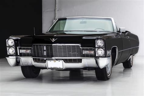 Triple Black 1968 Cadillac Deville Convertible for sale