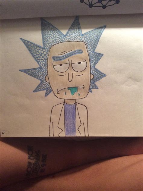 Drawing I Did Two Years Ago Of Rick Rrickandmorty