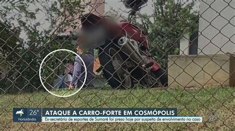 Preso Suspeito De Envolvimento Em Ataque A Carro Forte Em Cosm Polis