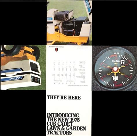 International Cub Cadet Advertising Brochure Print Wisconsin