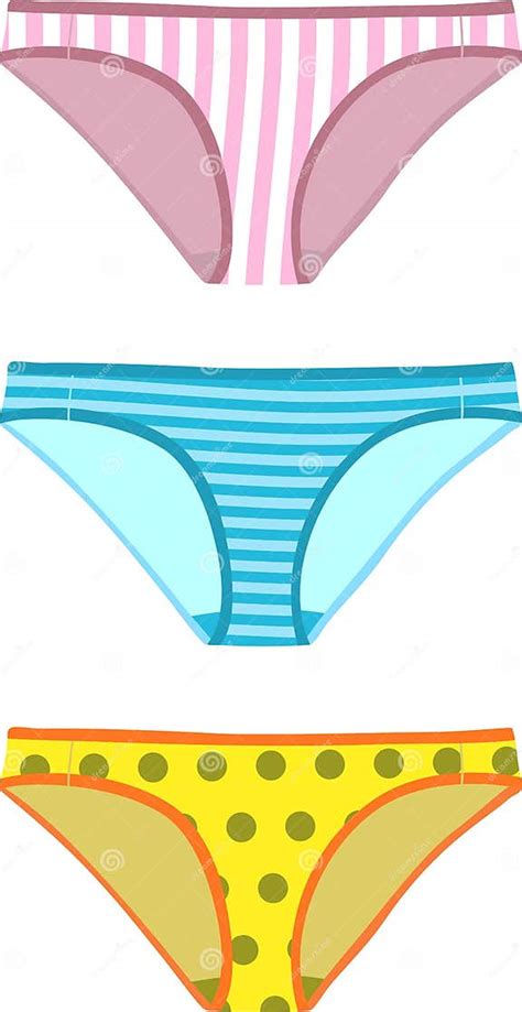 Set Of Panties Stock Vector Illustration Of Women Brown 31530613