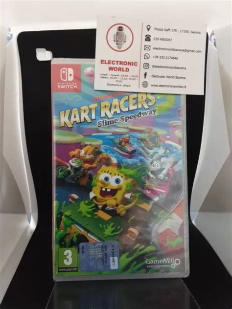 Nintendo Switch Nickelodeon Kart Racers Slime Speedway Ufficiale