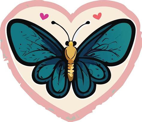 Premium Vector Cute Butterfly Outline Illustration