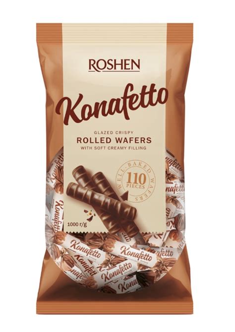 Roshen Cukierki Konafetto Bianco Rurki Kg Allegro Pl