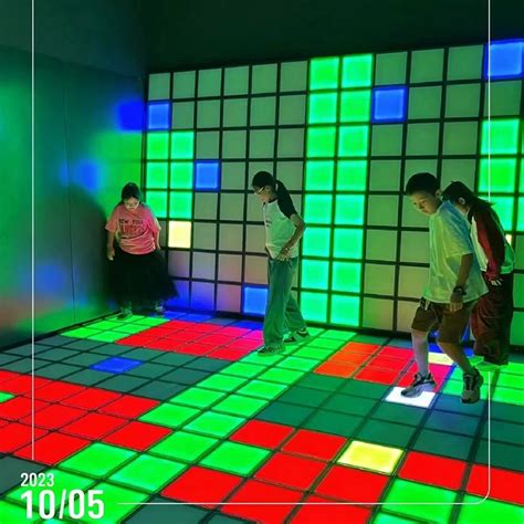 Light Up Game Floorled Game Tile Floor 30 30cm LED Panel Activate