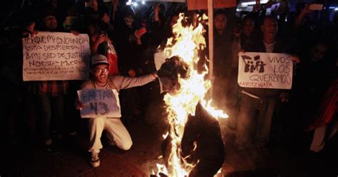 G1 Protestos Contra Presidente Terminam Em Vandalismo No México