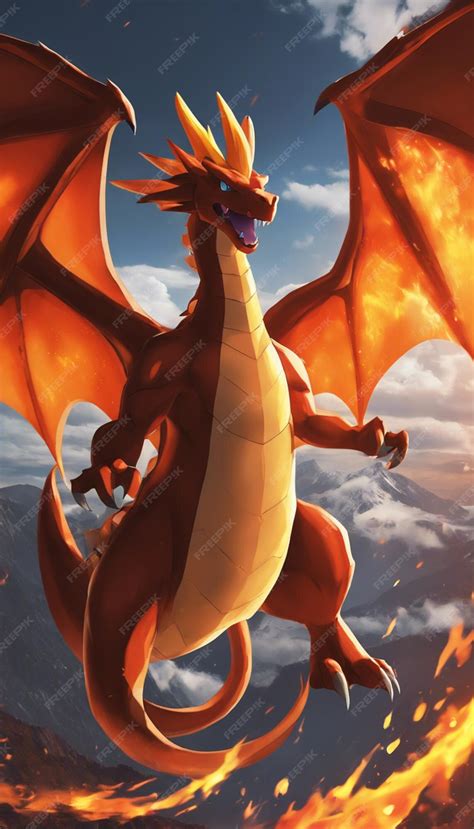 Premium Photo | Charizard The Majestic Fire Dragon Pokemon