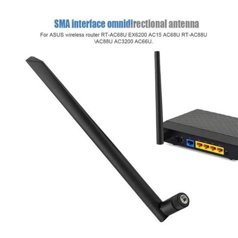 KEM Antenne De Routeur SMA Interface 6DBi Pour ASUS RT AC68u AC68U