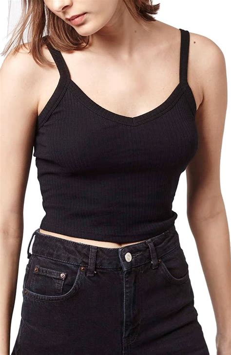 Topshop Ribbed Crop Camisole Nordstrom