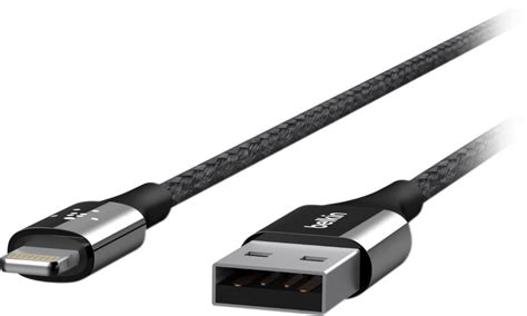 Best Buy Belkin Mixit Duratek Lightning Usb Cable Black F J Bt Blk