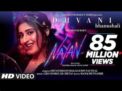 Nayan Video Song | Bollywood Hindi Song | Dhvani Bhanushali | Jubin ...