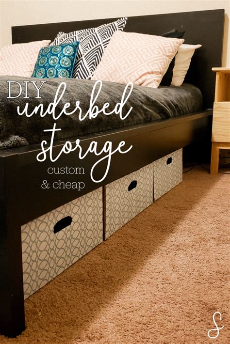 DIY Underbed Storage: Custom and Cheap - Sara Miller