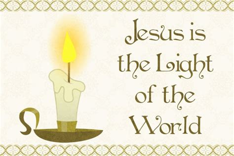 Free Printables Light Of The World Christian Printables Christian