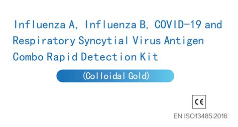 Wholesale Influenza A Influenza B COVID 19 And Respiratory Syncytial