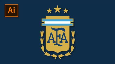 Argentina Football Association Updated Logo Afa Logo Design With 3