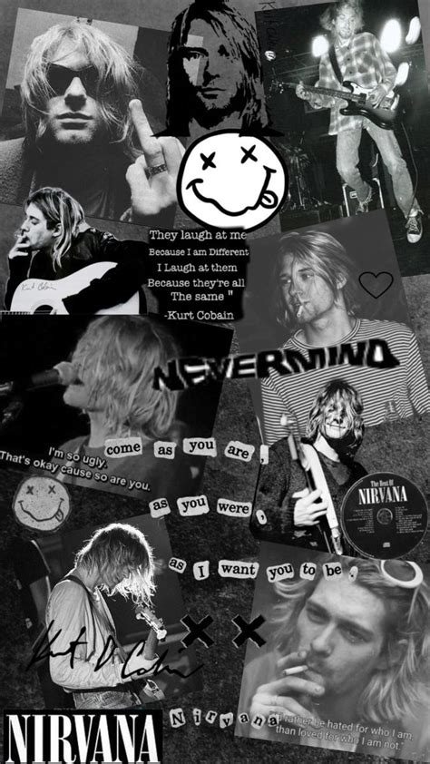 Nirvana Art Nirvana Poster Nirvana Songs Iphone Wallpaper Violet