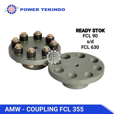 Jual AMW Coupling FCL 355 Kopel Dinamo Gearbox Flexible Coupling