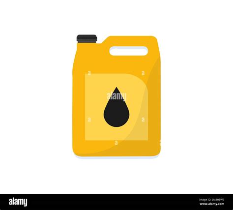 Plastic Motor Oil Canister Concept Of Lubricate Motor Oil Logo Design