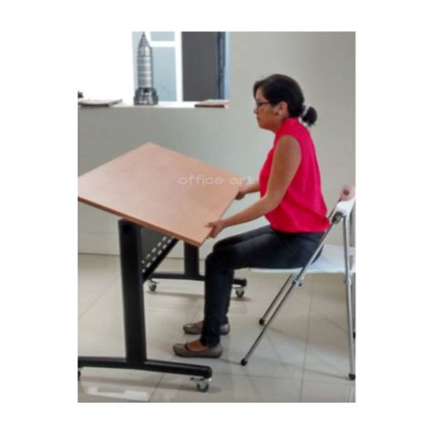 Mesa Plegable para capacitación dos personas Office Art Perú