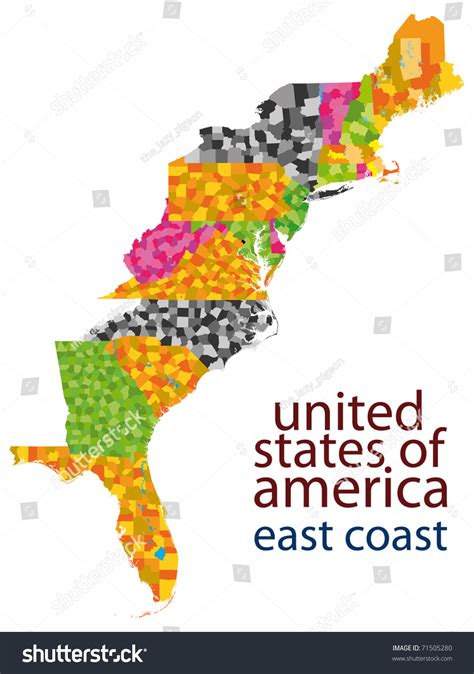 Map Usa East Coast Images Browse Stock Photos Vectors Free