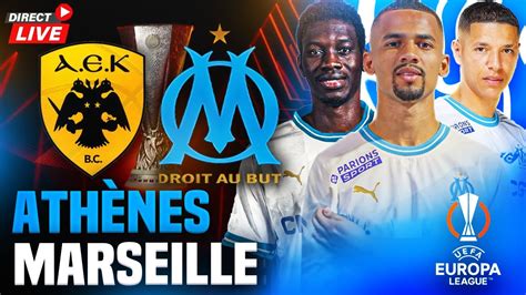 AEK ATHENES MARSEILLE LIVE ALLEZ L OM VAINCRE ET CONFIMER EN