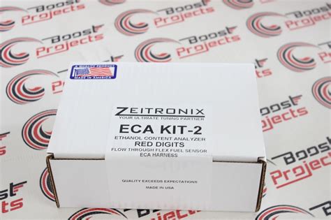 Zeitronix Eca 2 Ethanol Content Analyzer With Flex Fuel Sensor Red Gauge Global Ebay