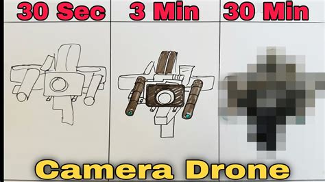 Drawing Camera Drone In Sec Min And Min Skibidi Toilet