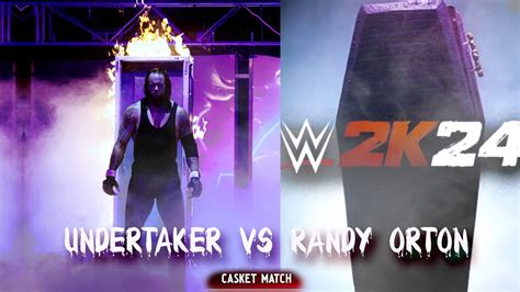 WWE 2K24 Casket Match Full Gameplay PC Undertaker Vs Randy Orton