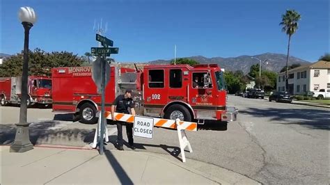 Monrovia Fire Engine And Squad 102 Youtube